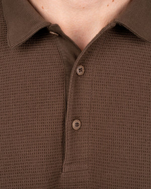 Pike Brothers 1963 Polo Shirt Royal Brown