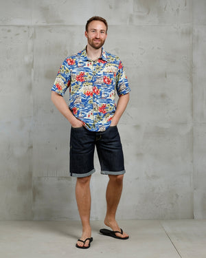 Pike Brothers 1948 Surf Shirt Random Blue