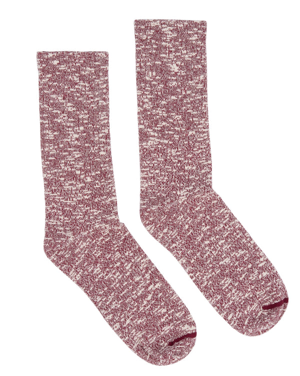 Pike Brothers 1972 Melange Socks red