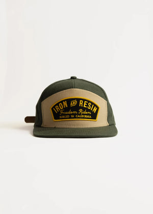 Iron & Resin Trapper Hat Cotton Waxed Canvas