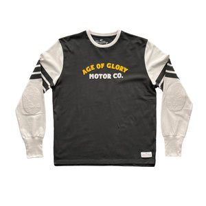 Age Of Glory Authentic LS Tee Black Ecru