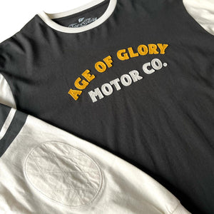 Age Of Glory Authentic LS Tee Black Ecru
