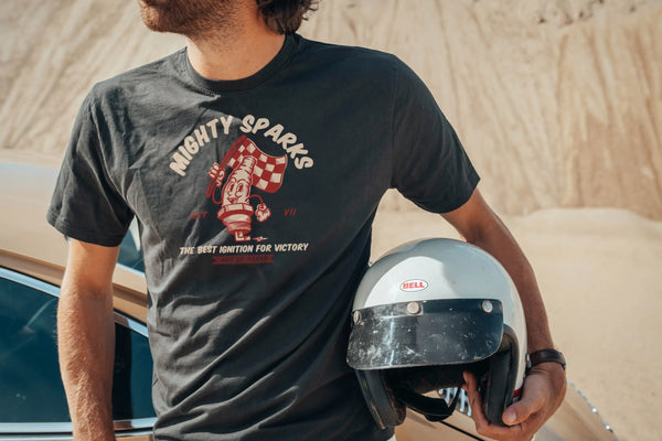 Age Of Glory Mighty Sparks Tee Washed Black