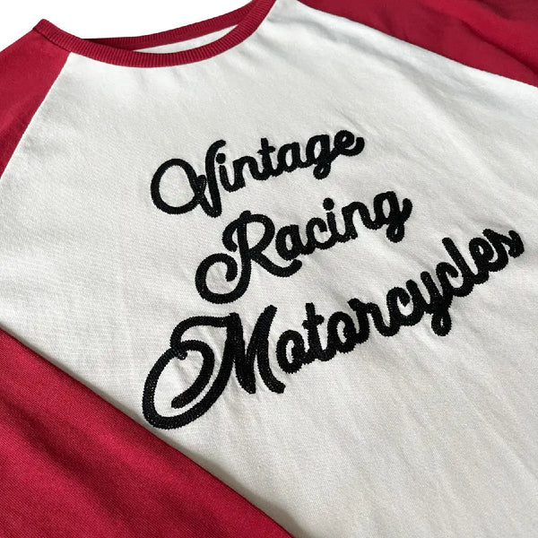 Age Of Glory Heritage LS Tee Ecru Burgundy