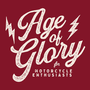 Age Of Glory Logo Tee Burgundy