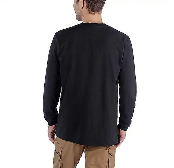 Carhartt Relaxed Fit Heavyweight Long-Sleeve Logo Graphic T-Shirt