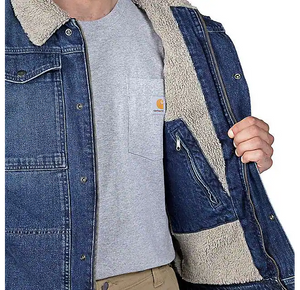 Carhartt Sherpa Lined Denim Jacket