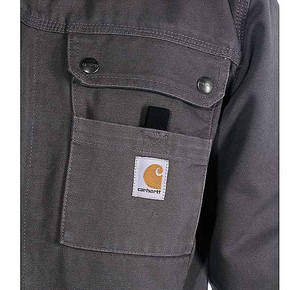 Carhartt 100% Cotton Duck Jacket With A Hood And Warm Lining OJ3826-M