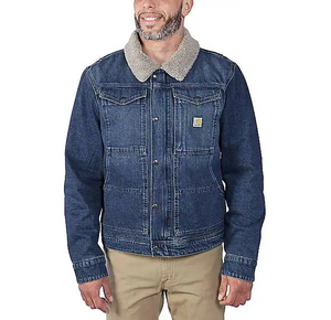 Carhartt Sherpa Lined Denim Jacket