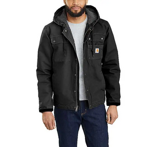 Carhartt 100% Cotton Duck Jacket With A Hood And Warm Lining OJ3826-M