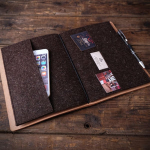Kalos & Sons Leather Logbook Set A5 with Inserts